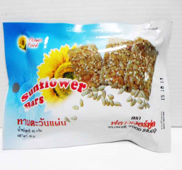TAN25-เมล็ดทานตะวันแผ่น 50g (Flower Food)
