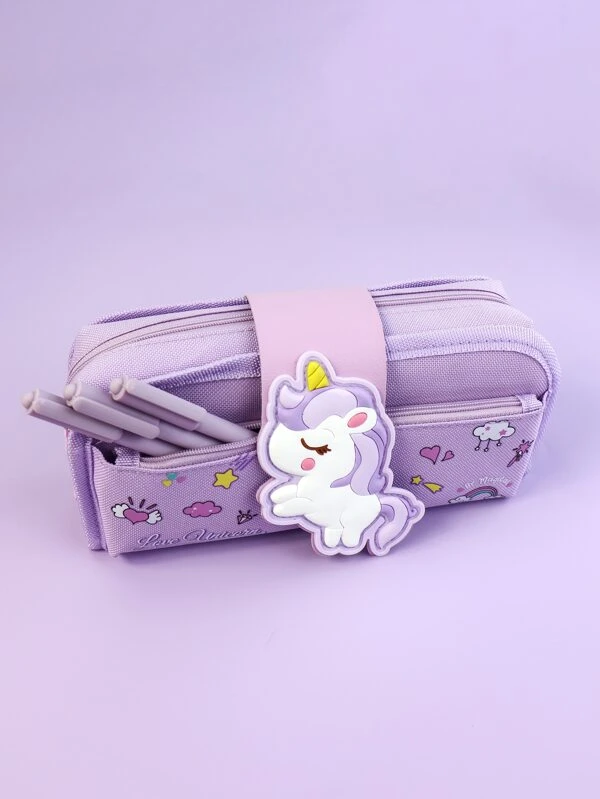 กระเป๋าดินสอ ตกแต่ง ยูนิคอร์น 1 ชิ้น  g-88