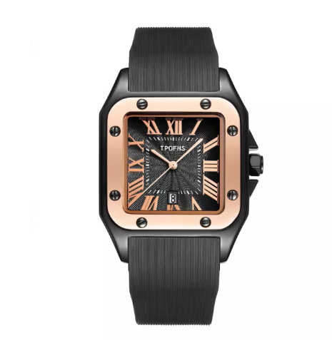 EW43-สายนาฬิกาซิลิโคนทุกวันกันน้ำโรมันนาฬิกาข้อมือสแตนเลสแบบมีปฏิทินแฟชั่นผู้หญิงนาฬิกาข้อมือควอตซ์นาฬิกา