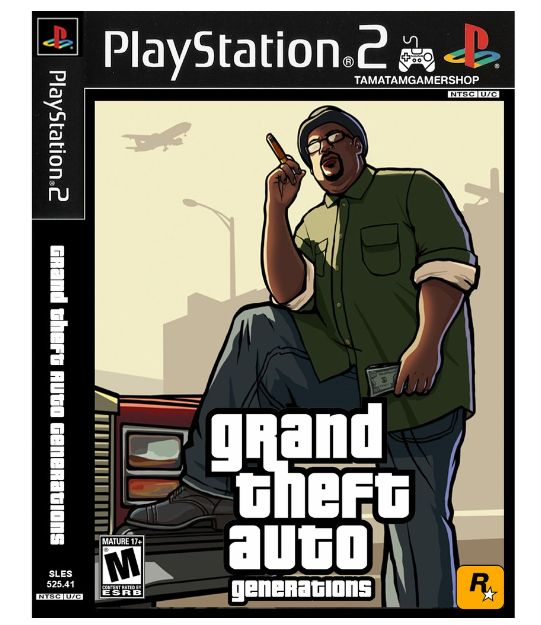 TM13-แผ่นเกมส์PS2 [GTA : San Andreas Generations] เกมเพล2ยอดฮิต แผ่นplay2 Grand Theft Auto SAN ps2***ส่งไว***