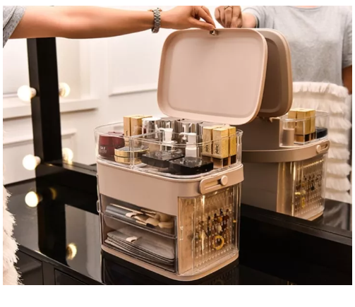 UTI18-Make up box กล่องเก็บเครื่องสำอาง 30x22x30cm ST2083-9