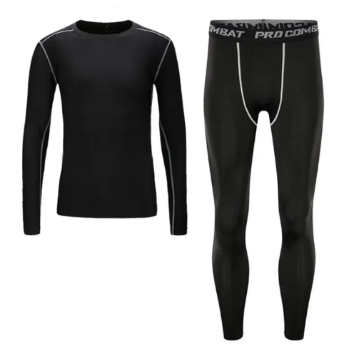 Z89-เซต2ชิ้น กระชับกล้ามเนื้อ แขนยาว + กางเกง ฟิตเนส/เทรนนิ่ง/วิ่ง/ปั่นจักรยาน [กทม. พร้อมส่ง]