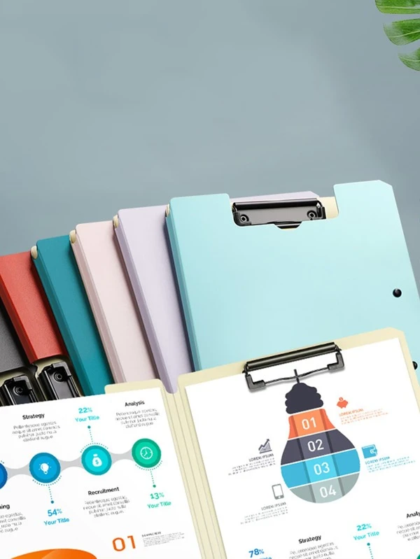 แฟ้มโฟลเดอร์ สีสุ่ม 1 ชิ้น f-46