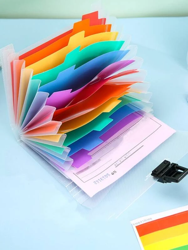 กระเป๋าแฟ้ม หลายชั้น สุ่ม 1 ชิ้น  f-91