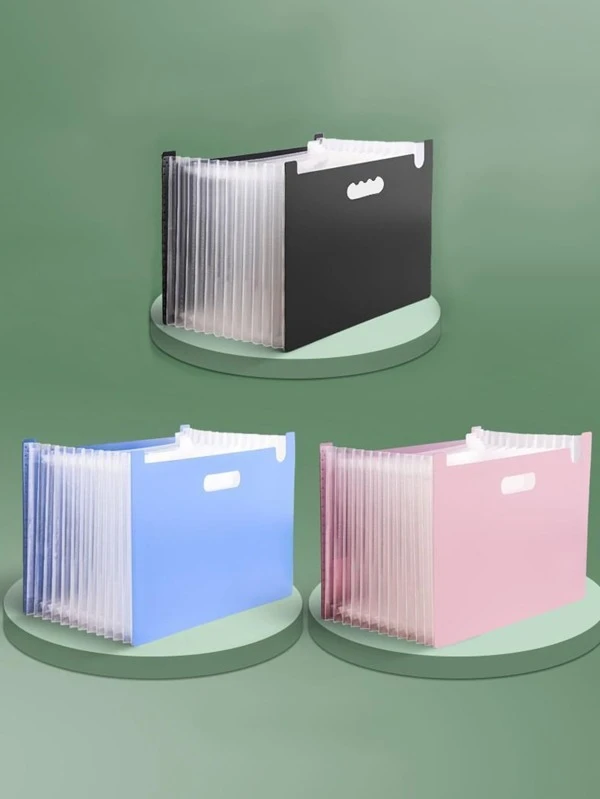 กระเป๋าแฟ้ม หลายชั้น สุ่ม 1 ชิ้น  f-71