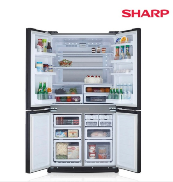 (H-020) SHARP ตู้เย็น 4ประตู SJ-FX74T 20.5คิว ดีไซน์ใหม่ สวยเก๋ เปี่ยมประสิทธิภาพ ความเย็นที่ยอดเยี่ยมได้เป็นอย่างดี SJFX74T FX74T74T