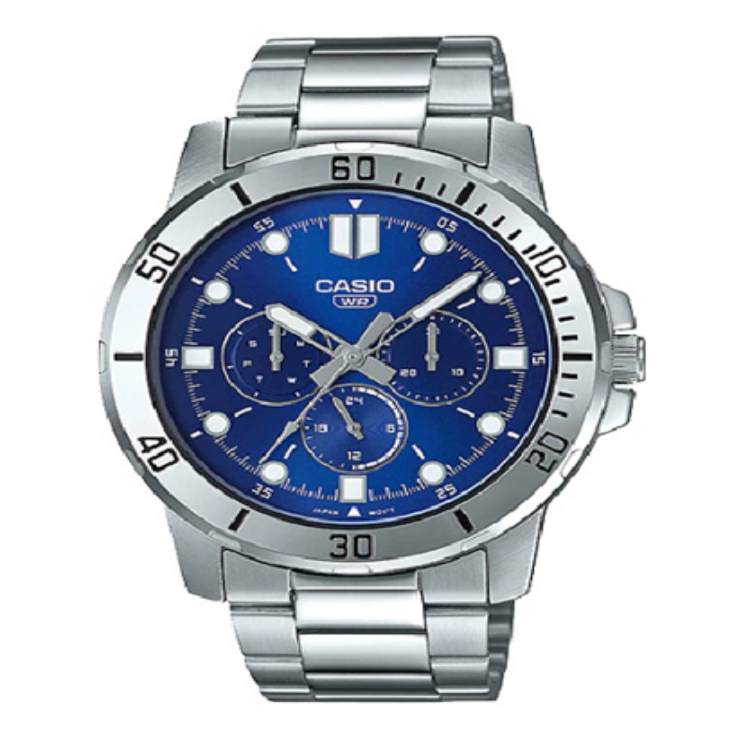 H25-นาฬิกา CASIO Gent quartz MTP-VD300D-2EUDF (ประกัน cmg)