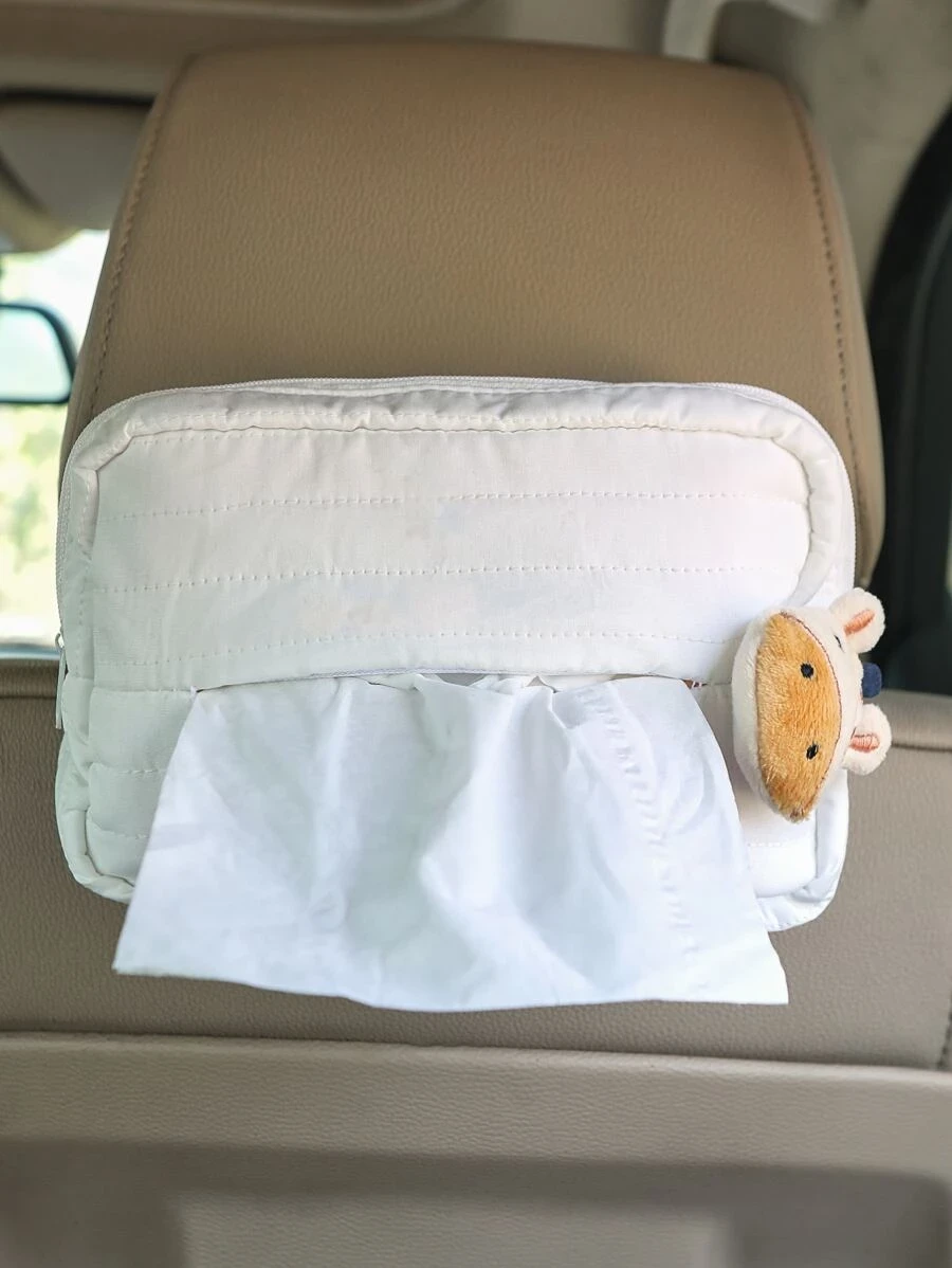 กล่องทิชชู่หลังเบาะรถยนต์ วัวควาย ตกแต่ง 1 ชิ้น  nn-192