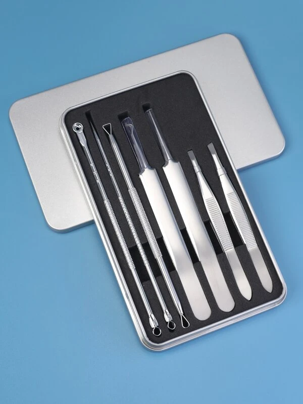 เข็มเจาะสิว 7 ชิ้น d-41