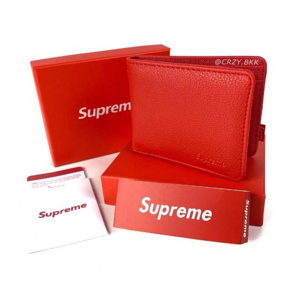 TOP32-กระเป๋าสตางค์ หนัง PU (พร้อมกล่อง การ์ด) เป๋าตังชาย CRZY.BKK