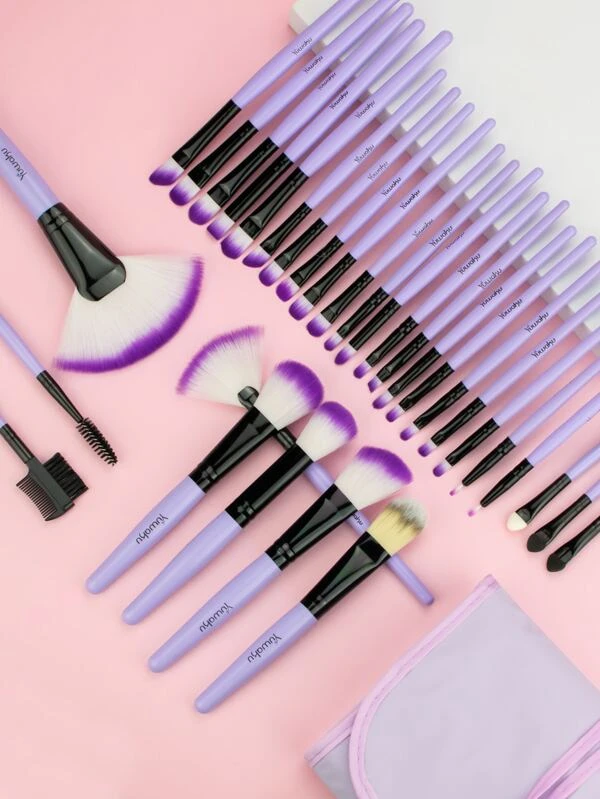 เซต แปรงแต่งหน้า 32 ชิ้น และ กระเป๋าใส่ของ พับได้ e-5