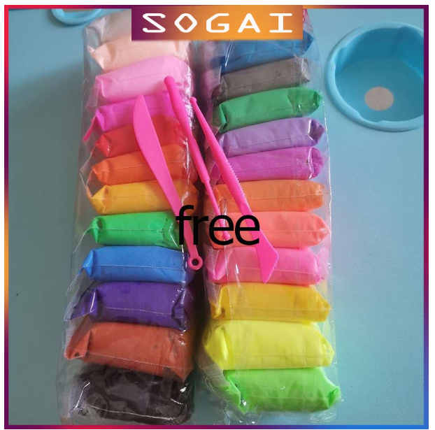 MM97-️ถูกที่สุด️ ดินเบา 36 สี ดินเบาเกาหลีดินน้ำมัน ดินเบา -ของเล่นเด็ก แฮนด์เมด ปลอดสารพิษ 36 สี