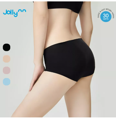 PAN04 Jollynn 【Cloud FreeSize】Lycra panty กางเกงในหญิงผ้า Lycra คุณภาพสูง ยืดหยุ่นดีเยี่ยม สัมผัสนุ่มสบายผิวยิ่งกว่า ดีต่อสุขภาพ ดีไซน์แบบ 3D Free Size ฟรีไซส์