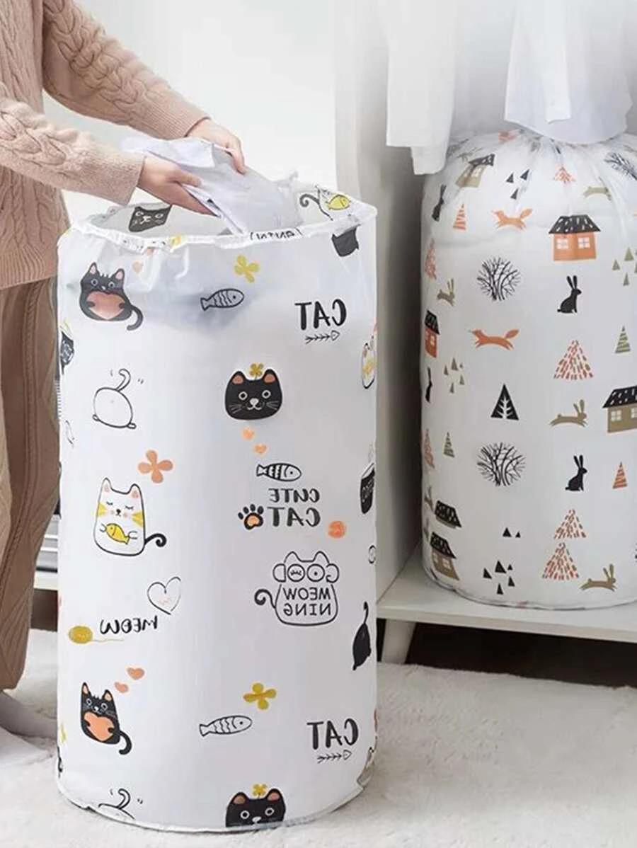 กระเป๋าใส่ของ 1 ชิ้น ลายการ์ตูน พับได้  gg-55