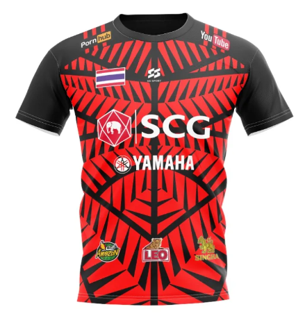 VIC53-เสื้อกีฬาพิมพ์ลาย รุ่น SS-004 สกรีน SCG