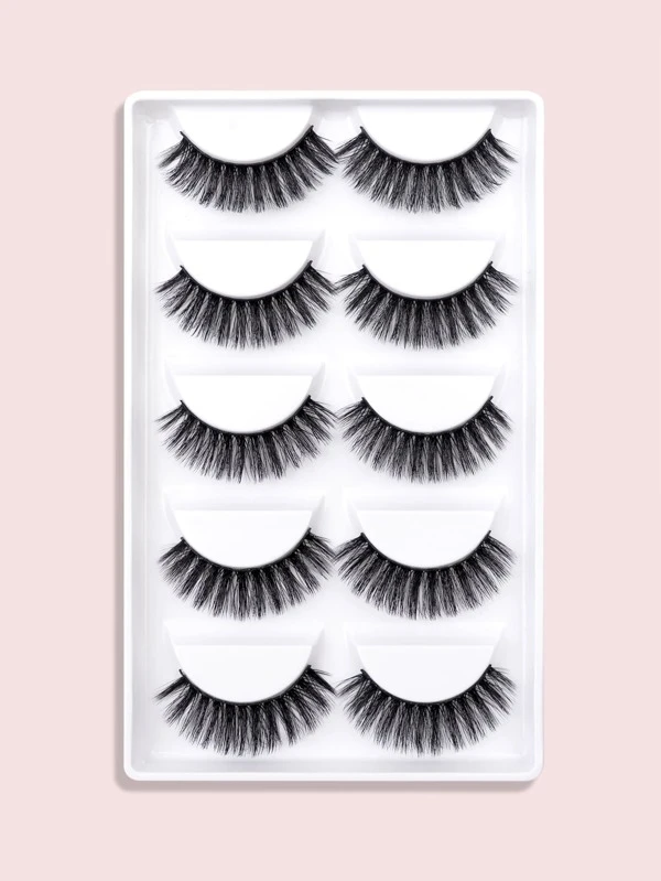 ขนตาปลอม หนาแน่น 5 คู่ h-9