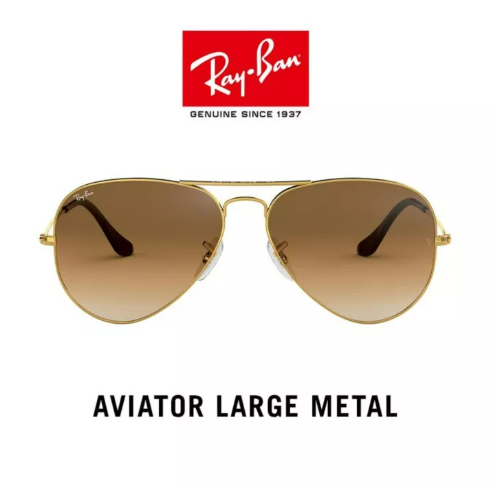 (ว#041) Ray-Ban Aviator Large Metal - RB3025 001/51 แว่นตากันแดด rayban