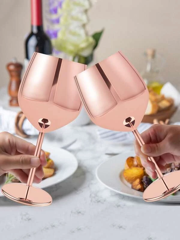 แก้วไวน์ 1 ชิ้น สแตนเลส  oo-55