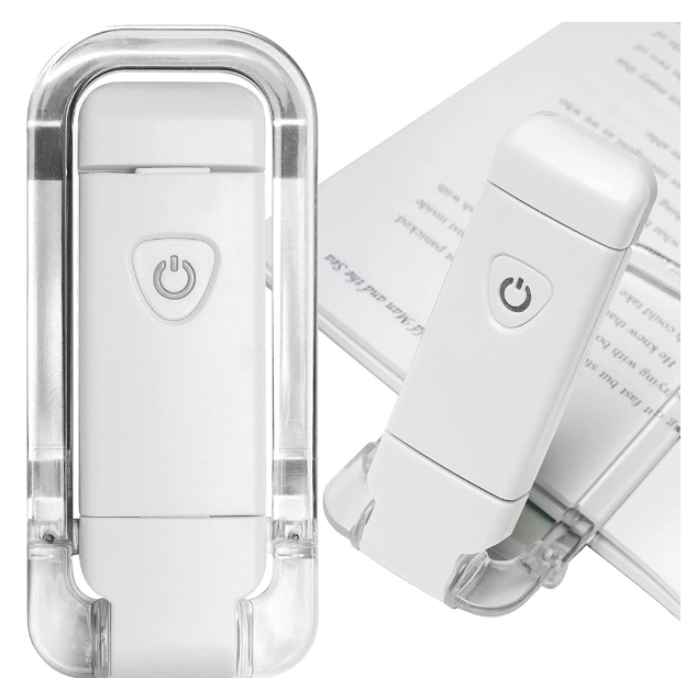 MW250-โคมไฟอ่านหนังสือ LED แบบคลิปหนีบ ปรับความสว่างได้ ชาร์จ USB สําหรับอ่านหนังสือในรถยนต์