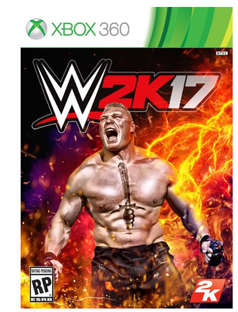 GA36-WWE2k17 xbox360 [Region Free]แผ่นเกมXbox 360 เกมมวยปล้ำWWE2017 แผ่นไรท์เล่นได้กับเครื่องที่แปลงแล้ว