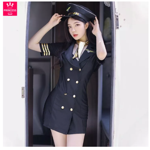 SE82@เซ็กซี่ชุดชั้นในตำรวจเครื่องแต่งกายคอสเพลย์ชุดหญิงแสดงสูทแน่นกระชับสะโพกกระโปรงพนักงานเสิร์ฟเครื่องแบบเซ็กซี่สูท