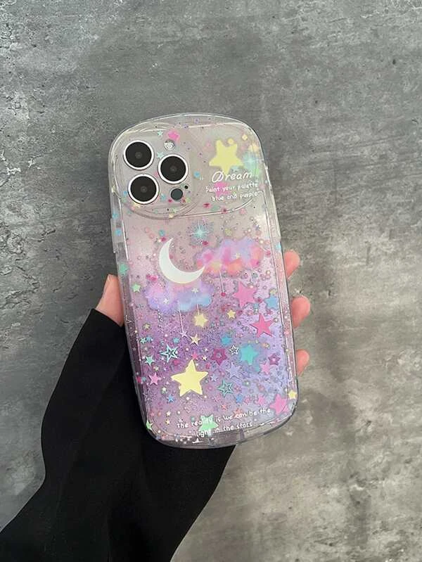 เคสโทรศัพท์ ลายดวงดาว และ ลายพระจันทร์ c-79