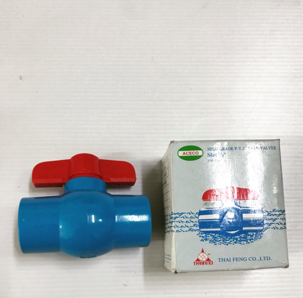 MW186-บอลวาล์วพีวีซี 3/4” - 1” อเซโก้ ACECO แท้ / คุณภาพดี ราคาถูกสุดๆ