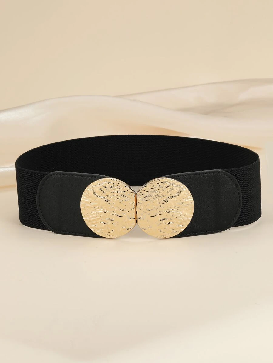 เข็มขัดยางยืด หัวเข็มขัดสมมาตร  l-071