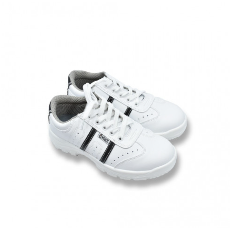 MAN34-ROCC รองเท้านิรภัยหุ้มส้น รุ่น RC563 สีขาว หัวเหล็ก