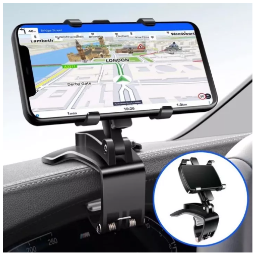 JN03-(คูปองส่วนลด เก็บได้ใต้สินค้าค่ะ)ที่ยึดโทรศัพท์ในรถ 3 in1 ยึดกระจกมองหลัง สามารถติดตรงคอนโซน/ตรงกระจกด หมุนได้360องศา