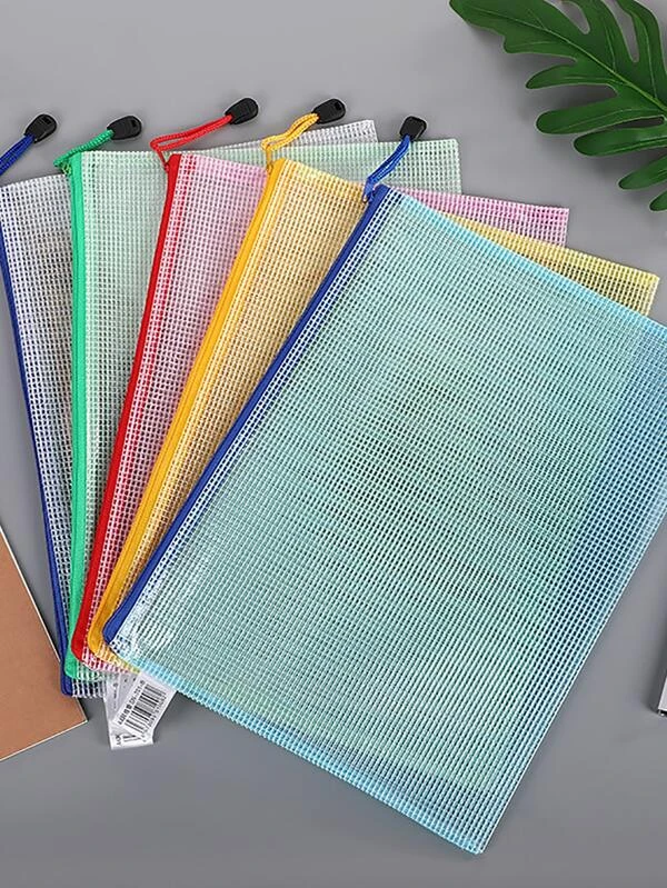 กระเป๋าแฟ้ม สีสุ่ม A4 1 ชิ้น  f-34