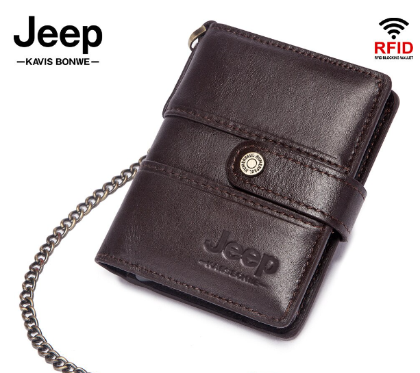 RAY87-HUMERPAUL กระเป๋าสตางค์ หนังวัว และอลูมิเนียม ป้องกันรอย สามารถใส่บัตรเครดิตได้ สไตล์มินิมอล สําหรับผู้ชาย