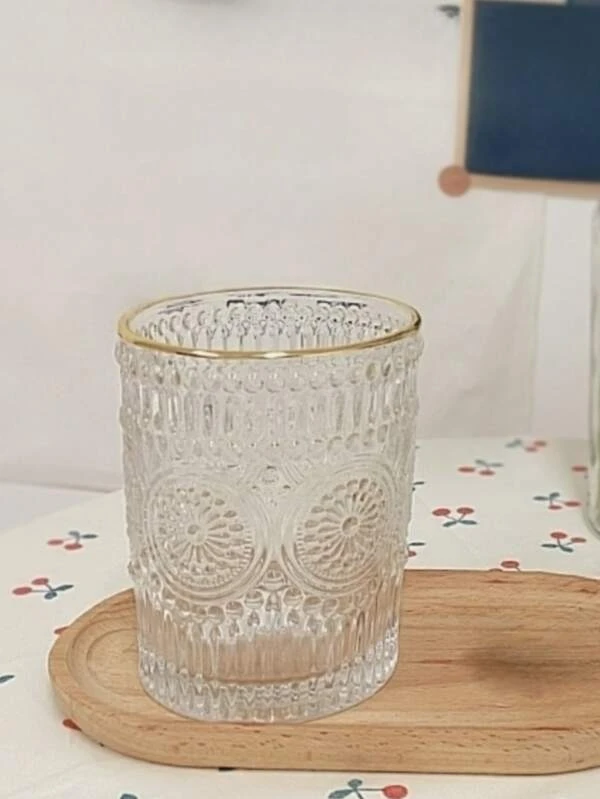 แก้ว สำหรับ ใช้ในบ้าน 1 ชิ้น สไตล์มินิมอล สีใส  oo-35