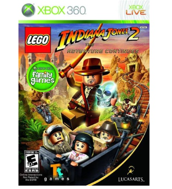 GA56-LEGO Indiana Jones 2 The Adventure Continues xbox360 [Region Free] แผ่นเกมXbox 360 แผ่นไรท์สำหรับเครื่องที่แปลงแล้ว LT/R