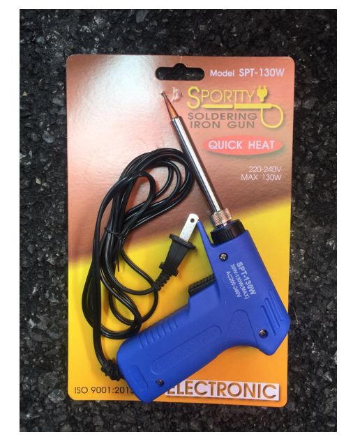 MW36-หัวแร้ง บัดกรี Sportty SPT-130W หัวทองแดงแท้ แบบปืน 30W-130W