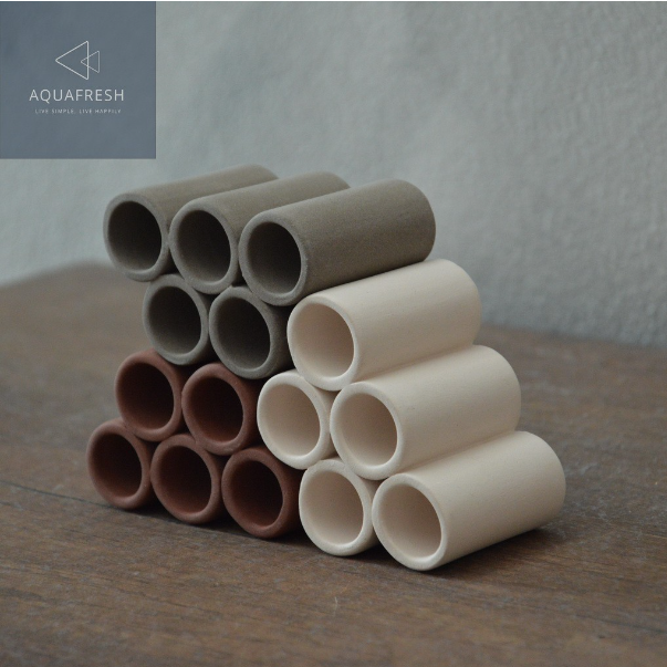 PSU85-[Aquafresh] Cylinder Tube_Mini x5 ท่อหลบกุ้ง บ้านกุ้งแคระ กุ้งเรดบี ถ้ำกุ้ง มด isopod ตู้ปลานาโน ตู้ไม้น้ำ Fish Tank