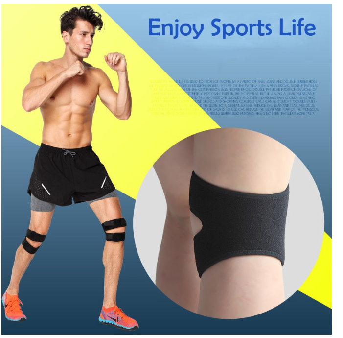 ก87#Queshark สนับเข่าแบบปรับได้ 2 ชิ้น