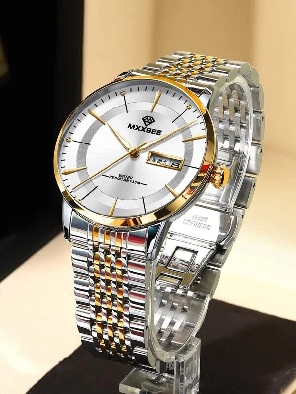 ผู้ชาย นาฬิกาควอตซ์ กันน้ำ 1 ชิ้น  น-71