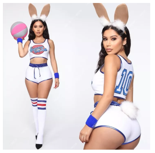 SE98@Space Lola Bunny Rabbit Cosplay Costume Rabbit Bunny Jam Costumes Women Girls Halloween Party Clothes Carnival suit