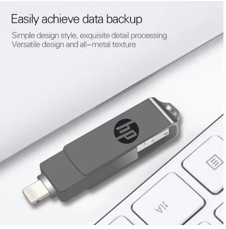 PD149-【สต๊อกพร้อม】 HP 3.ไดรฟ์ USB 1TB 3 In 1 OTG Ios ไมโคร USB USB โลหะกันน้ำแฟลชไดร์ฟไดรฟ์ U Disk ความเร็วสูงสำหรับ Iphone6/7/8 /Xr/ 11/12 /13แอนดรอยด์ไมโคร USB