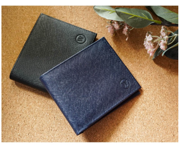 TOP58-กระเป๋าสตางค์หนังแท้Wallerรุ่นหนัง Saffiano