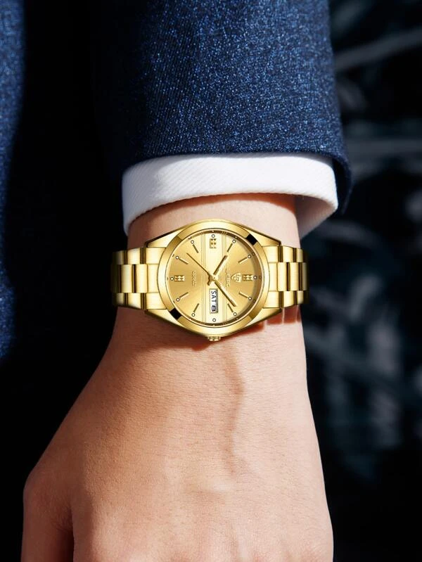 ผู้ชาย นาฬิกาควอตซ์ มินิมอล 1 ชิ้น  น-72