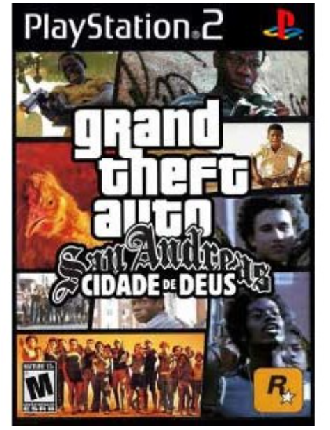 TM12-แผ่นเกมส์PS2 GTA : Grand Theft Auto Cidade de Deus ps2 แผ่นไรท์ เกมเพล2 แผ่นเกมplay2