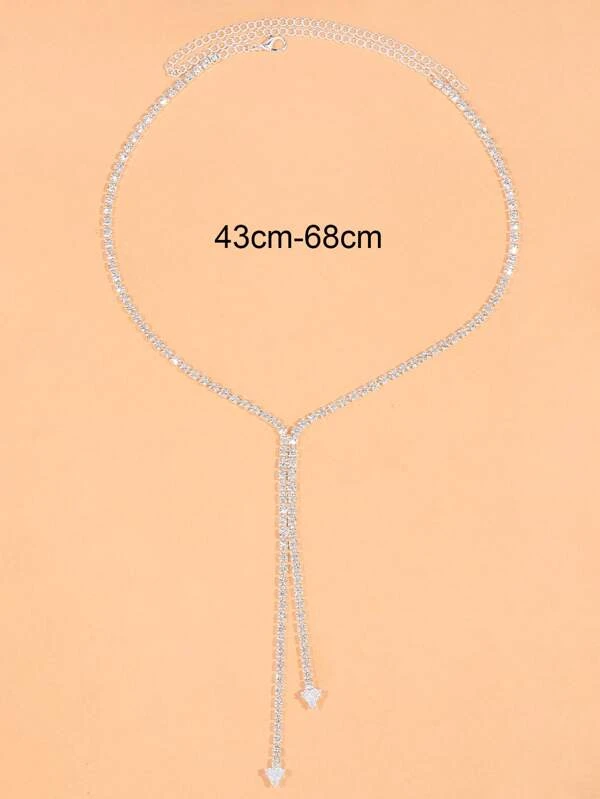 สร้อยคอ ติดเพชร  kk-255
