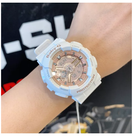EW19-2020นาฬิกา Casio watch ของแท้100% นาฬิกาข้อมือผู้หญิงแฟชั่นสบายๆ BABY-G รุ่นBA-110-7A1จัดส่งพร้อมกล่องคู่มือใบประกันศูนย์CMG 1ปี?%