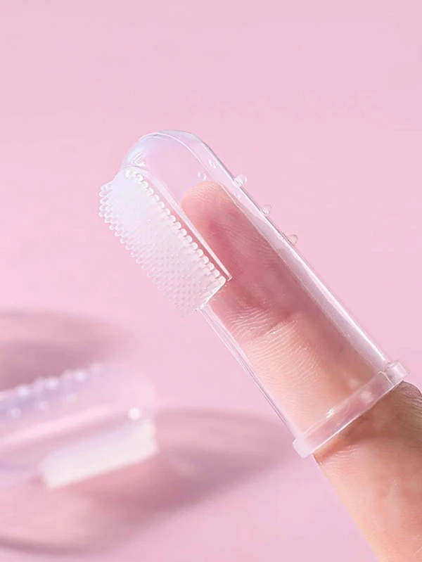 แปรงสีฟัน ลายนิ้วมือ สำหรับสัตว์ 2 ชิ้น ม-68