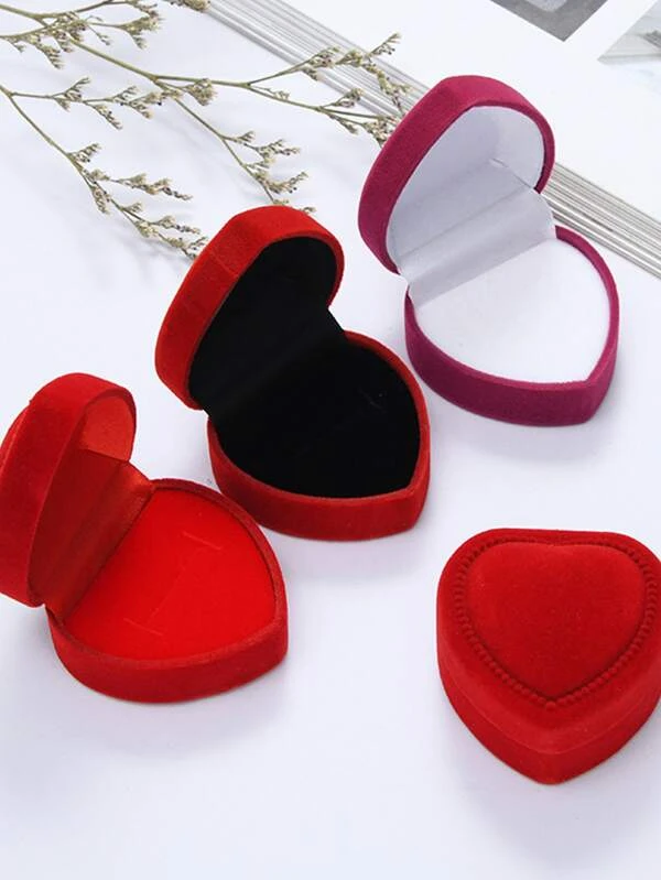 กล่องเก็บแหวน การออกแบบ หัวใจ สุ่ม 1 ชิ้น  i-51