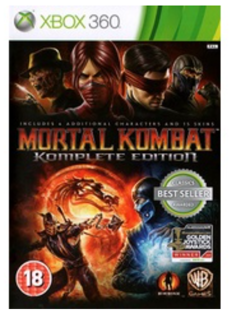 GA17- แชร์:   Favorite (1) Mortal Kombat Komplete Edition xbox360 [Region Free] แผ่นเกมXbox 360 แผ่นไรท์สำหรับเครื่องที่แปลงแล้ว LT/RGHทุกโซน