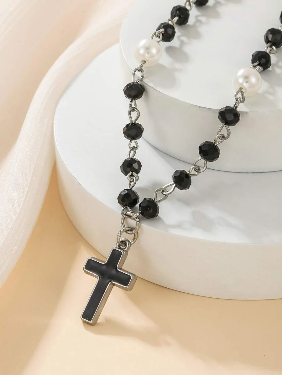 สร้อยคอ จี้ ครอส  kk-147