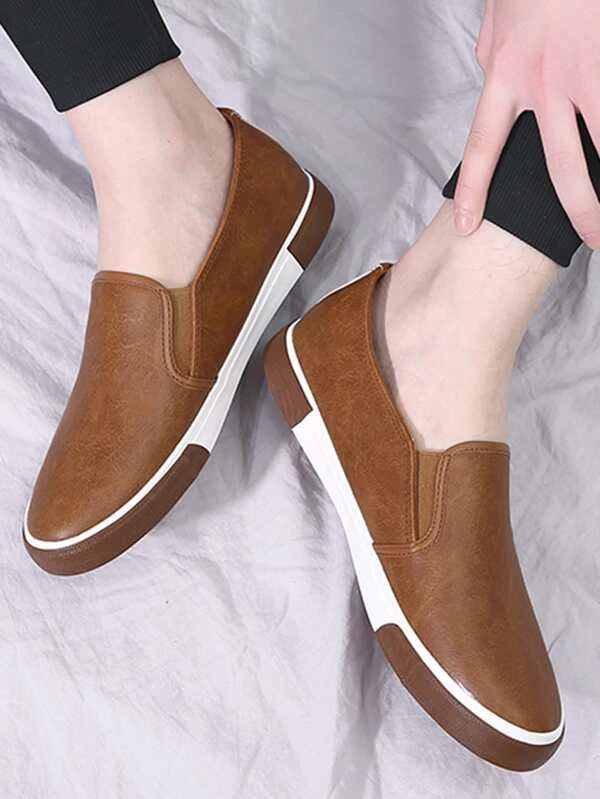 ผู้ชาย รองเท้าผ้าใบ แบบสวม พิมพ์ลายสัตว์ m-80